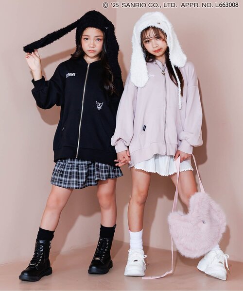 algy（アルジー）の「アソートフリルスカパン１（スカート・キッズ・オフホワイト/ブラック・XX-SMALL/X-SMALL/SMALL/MEDIUM）」の7枚目の写真