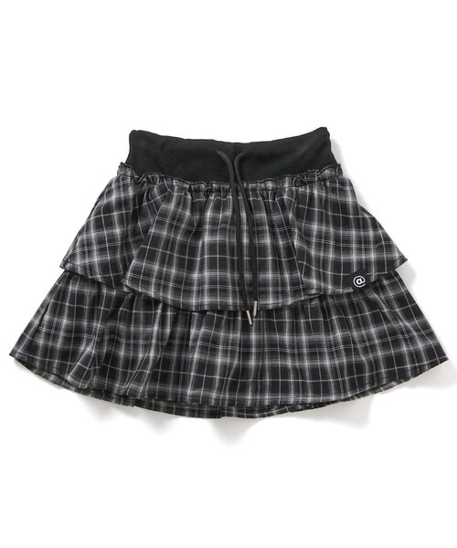 algy（アルジー）の「アソートフリルスカパン１（スカート・キッズ・オフホワイト/ブラック・XX-SMALL/X-SMALL/SMALL/MEDIUM）」の9枚目の写真