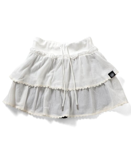 algy（アルジー）の「アソートフリルスカパン１（スカート・キッズ・オフホワイト/ブラック・XX-SMALL/X-SMALL/SMALL/MEDIUM）」の10枚目の写真