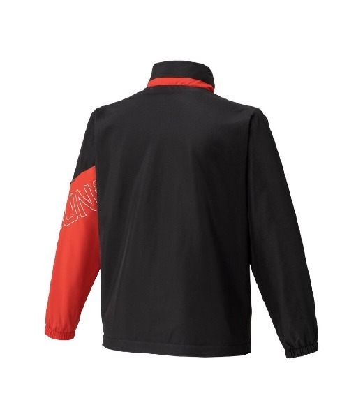 MIZUNO(ミズノ )の「ミズノ JRブレスウォーマジャケット(ジャージ・キッズ・ブラック×レッド/ネイビー・130cm/140cm/150cm/160cm)」の3枚目の写真
