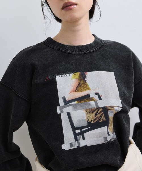 ADAM ET ROPE'(アダムエロペ)の「【WEB限定】RECORDS スウェット(スウェット・レディース・ブラック系その他/ブラック系その他3/ブラック/ブラック系その他2・FREE)」の16枚目の写真