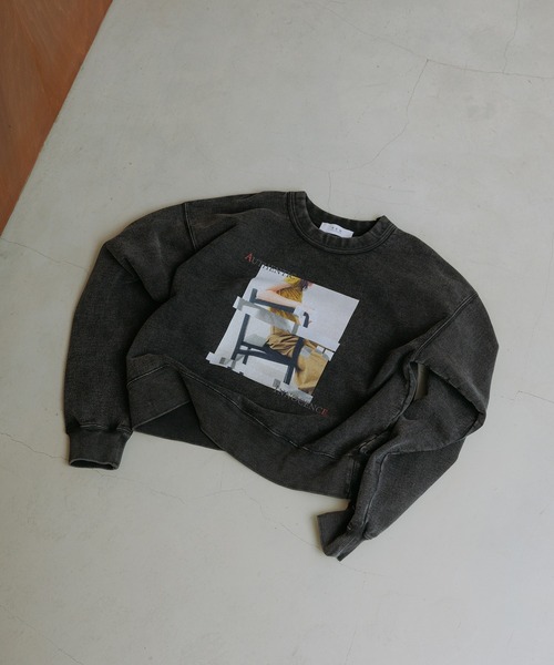 ADAM ET ROPE'(アダムエロペ)の「【WEB限定】RECORDS スウェット(スウェット・レディース・ブラック系その他/ブラック系その他3/ブラック/ブラック系その他2・FREE)」の4枚目の写真