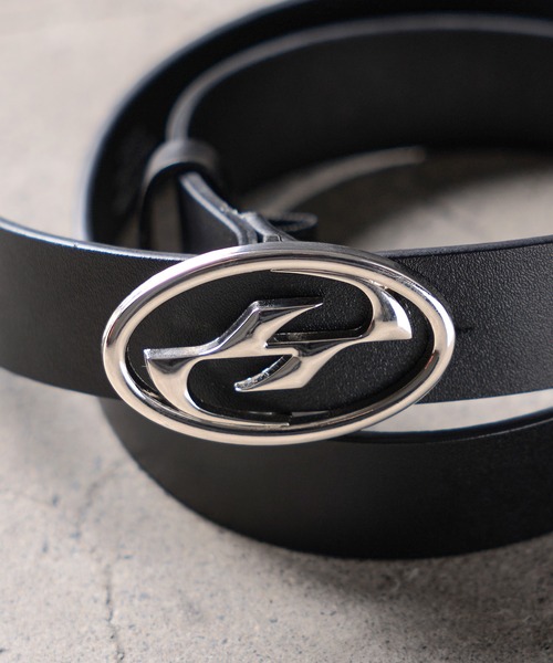 ERAR】メタルバックルロゴ付きレザーベルト（ベルト）｜ERAR（エラー