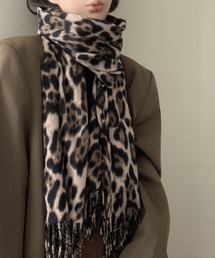 2ly2（トゥーリートゥー）の「レオパード柄マフラー（マフラー）」