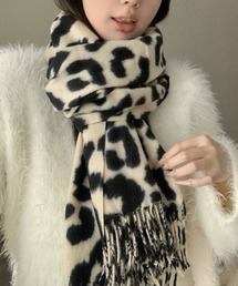 2ly2（トゥーリートゥー）の「レオパード柄マフラー（マフラー）」