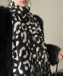 2ly2（トゥーリートゥー）の「レオパード柄マフラー（マフラー）」