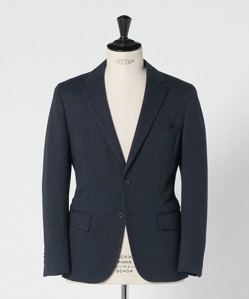 セール】メランジ ジャージーツイル 2ボタンジャケット-セットアップ