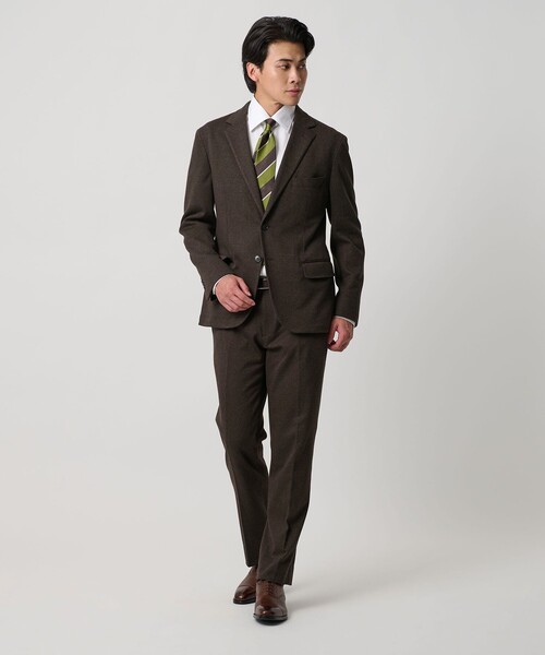 A DAY IN THE LIFE UNITED ARROWS(アデイインザライフユナイテッドアローズ)の「メランジ ジャージーツイル 2ボタンジャケット-セットアップ対応-<A DAY IN THE LIFE>(テーラードジャケット・メンズ・ダークグレー/ネイビー/ダークブラウン・S/L/XL/M)」の9枚目の写真