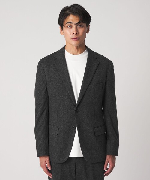 A DAY IN THE LIFE UNITED ARROWS(アデイインザライフユナイテッドアローズ)の「メランジ ジャージーツイル 2ボタンジャケット-セットアップ対応-<A DAY IN THE LIFE>(テーラードジャケット・メンズ・ダークグレー/ネイビー/ダークブラウン・S/L/XL/M)」の10枚目の写真