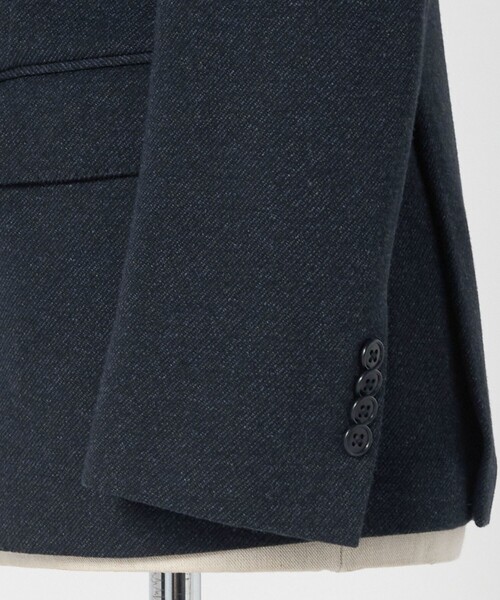 A DAY IN THE LIFE UNITED ARROWS(アデイインザライフユナイテッドアローズ)の「メランジ ジャージーツイル 2ボタンジャケット-セットアップ対応-<A DAY IN THE LIFE>(テーラードジャケット・メンズ・ダークグレー/ネイビー/ダークブラウン・S/L/XL/M)」の15枚目の写真