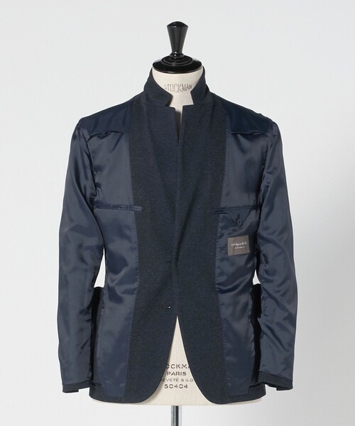 A DAY IN THE LIFE UNITED ARROWS(アデイインザライフユナイテッドアローズ)の「メランジ ジャージーツイル 2ボタンジャケット-セットアップ対応-<A DAY IN THE LIFE>(テーラードジャケット・メンズ・ダークグレー/ネイビー/ダークブラウン・S/L/XL/M)」の19枚目の写真
