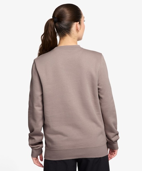 NIKE（ナイキ）の「ナイキ NIKE ナイキ  NSW クラブ STD フリース L/S クルー（スウェット・レディース・ブラウン/サックスブルー・S/M/L/XL）」の5枚目の写真