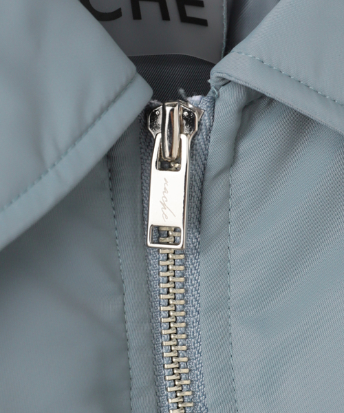 NACHE(ナチェ)の「【Geek Office / ギークオフィス】NACHE / ナチェ CROPPED BOMBER JACKET(MA-1・レディース・ブルー系その他/ボルドー/ブラック・SMALL)」の10枚目の写真