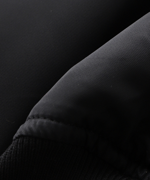 NACHE(ナチェ)の「【Geek Office / ギークオフィス】NACHE / ナチェ CROPPED BOMBER JACKET(MA-1・レディース・ブルー系その他/ボルドー/ブラック・SMALL)」の17枚目の写真