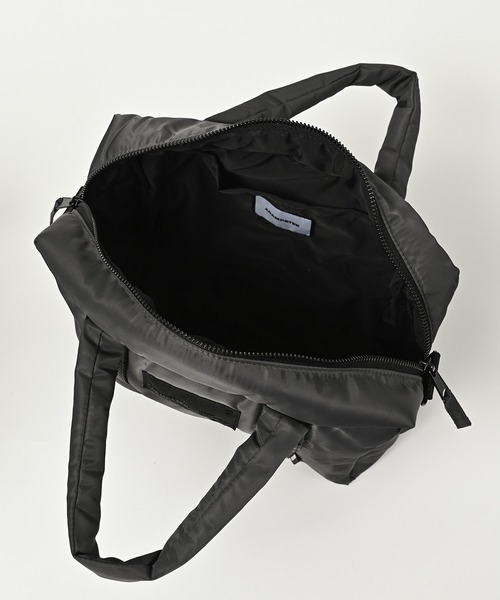ADAM PATEK(アダムパテック)の「【RES】【ADAMPATEK】square mini boston bag/スクエアミニボストンバッグ(AP2519036)(ボストンバッグ・メンズ・グレー/ブラック・FREE)」の9枚目の写真