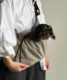 PUFF（パフ）の「PET REVERSIBLE SLING（ペット用キャリーケース）」