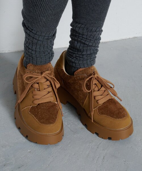 Kastane（カスタネ）の「リブハイソックス（ソックス/靴下・レディース・グレー/ブラウン・FREE）」の10枚目の写真