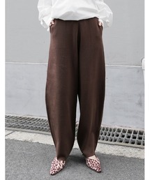 Re:EDIT（リエディ）の「[お気に入り数1.8万突破][低身長/高身長サイズ有]ニットバレルレッグカーブパンツ（その他パンツ）」