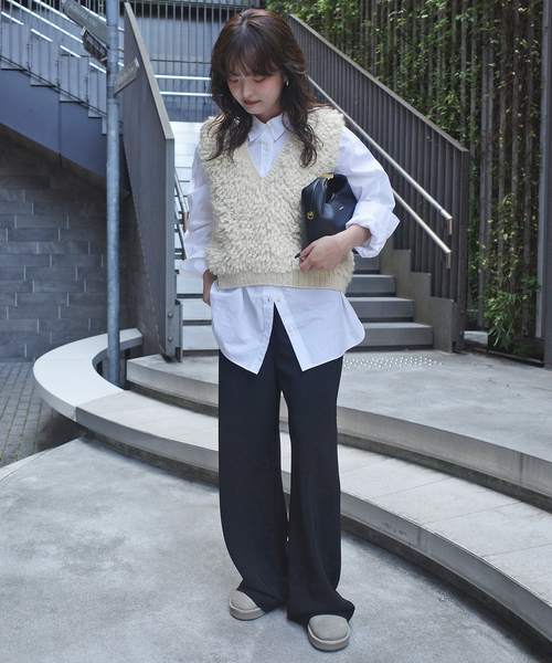 セール】NEPAL HAND KNIT SLOBE別注 ループニットベスト（ベスト