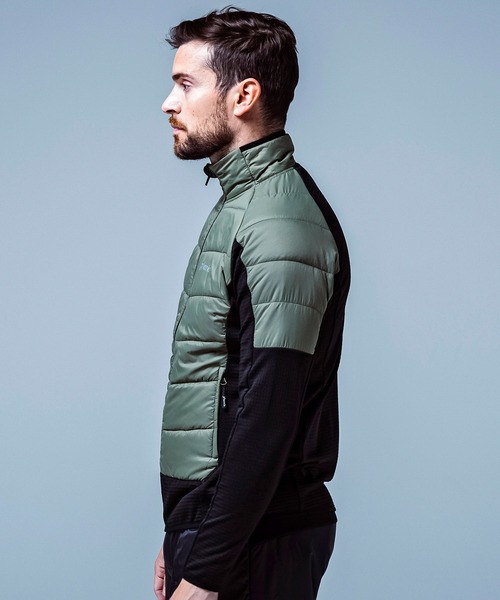 phenix（フェニックス）の「phenix(フェニックス)Padding Middle Jacket ブランドロゴ パディング ミドルジャケット (保温性/軽量)（その他アウター・メンズ・ブラック/カーキ/ネイビー・S/M/L/XL）」の4枚目の写真