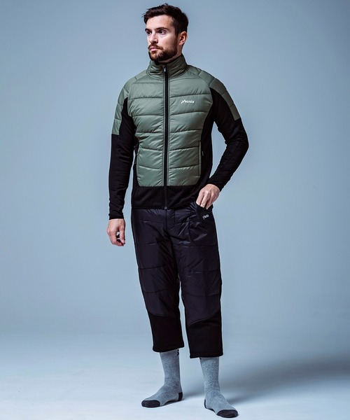 phenix（フェニックス）の「phenix(フェニックス)Padding Middle Jacket ブランドロゴ パディング ミドルジャケット (保温性/軽量)（その他アウター・メンズ・ブラック/カーキ/ネイビー・S/M/L/XL）」の8枚目の写真