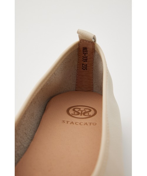 STACCATO（スタッカート）の「【ベストセラー】エリーゼバレエシューズ（バレエシューズ・レディース・ブラック/ダークベージュ/ホワイト・22.5㎝/23.0cm/23.5cm/24.0cm/24.5cm）」の11枚目の写真