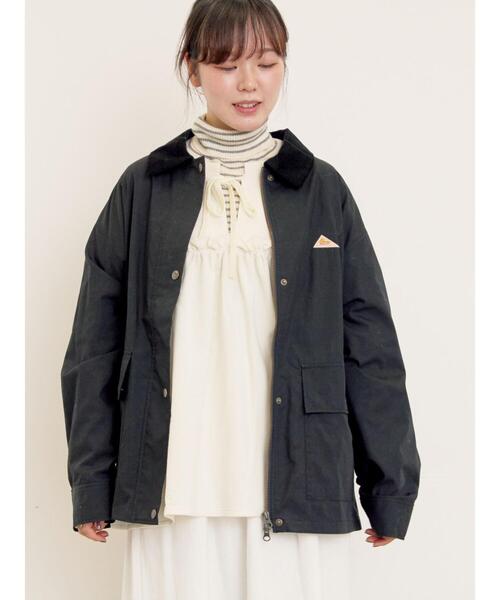 KELTY×Samansa Mos2】ハンティングジャケット（ノーカラージャケット