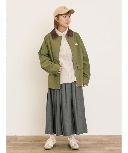 KELTY×Samansa Mos2】ハンティングジャケット（ノーカラージャケット