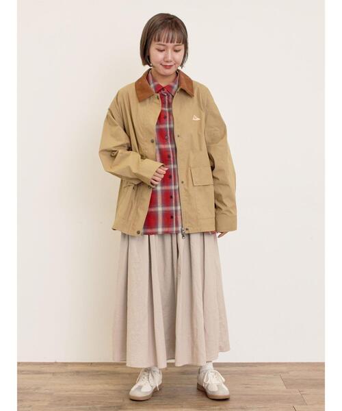 KELTY×Samansa Mos2】ハンティングジャケット（ノーカラージャケット