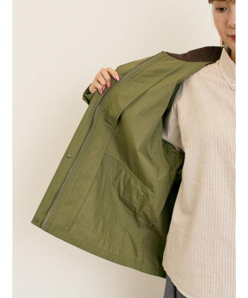 KELTY×Samansa Mos2】ハンティングジャケット（ノーカラージャケット