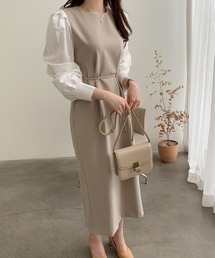 甘すぎず上品な大人フェミニンワンピース