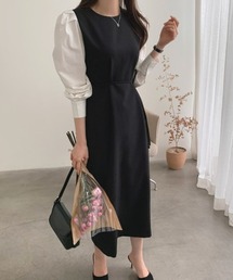 甘すぎず上品な大人フェミニンワンピース