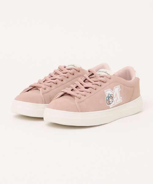 sanrio（サンリオ）の「sanrio/サンリオ ローテクスニーカー 「ハローキティ、マイメロディ、シナモロール、クロミ」（スニーカー・レディース・ブラック/グレー/ベージュ/ピンク・23.0cm/23.5cm/24.0cm/24.5cm）」の4枚目の写真