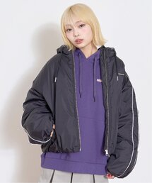 LOVETOXIC(ラブトキシック)のライン裏キルトブルゾン(ブルゾン)