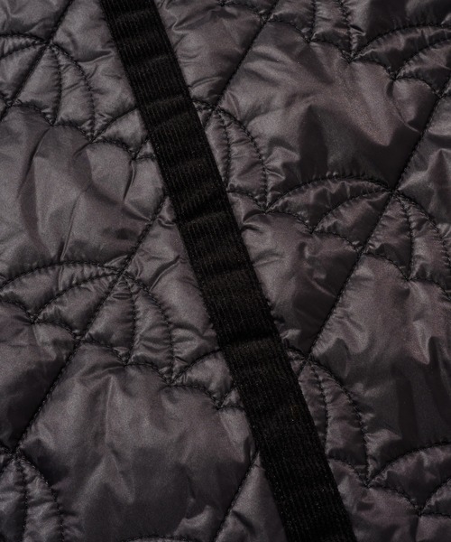 Arnold Palmer（アーノルドパーマー）の「アンブレラキルト ロングコート（ノーカラーコート・レディース・ブラック/ベージュ/カーキ・S/L/M）」の7枚目の写真