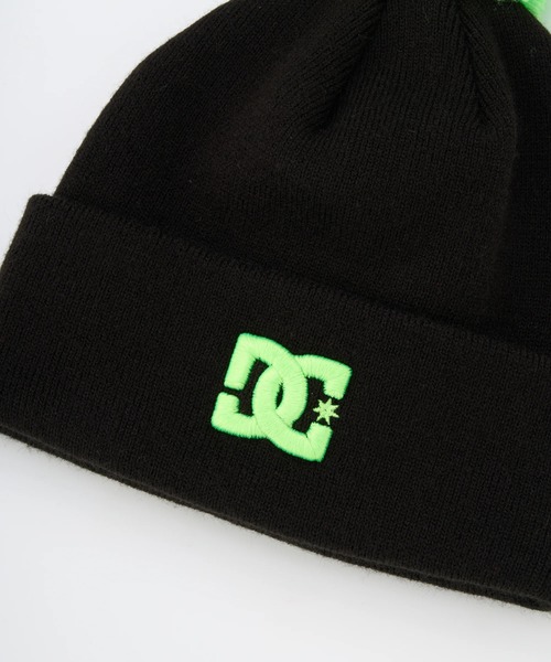 DC SHOES(ディーシーシューズ)の「25 KD DOUBLE WATCH S/DCキッズポンポン付きニットキャップ・ビーニー(ニットキャップ/ビーニー・キッズ・ブラック×ホワイト/ブラック×ゴールド/ブラック×ピンク・FREE)」の7枚目の写真