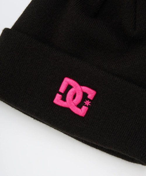 DC SHOES(ディーシーシューズ)の「25 KD DOUBLE WATCH S/DCキッズポンポン付きニットキャップ・ビーニー(ニットキャップ/ビーニー・キッズ・ブラック×ホワイト/ブラック×ゴールド/ブラック×ピンク・FREE)」の9枚目の写真
