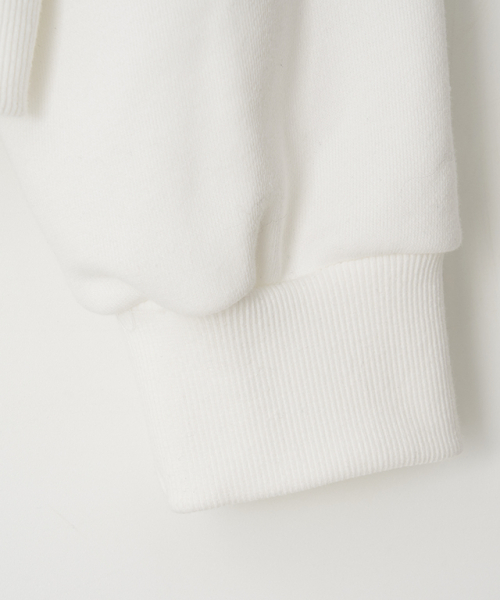 RONRON(ロンロン)の「STAR BUTTON PETIT APPLIQUE HALF ZIP UP SWEATSHIRTS WHITE(その他トップス・レディース・その他・FREE)」の6枚目の写真