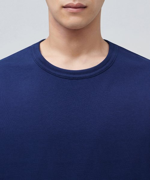 MUSINSA STANDARD（ムシンサスタンダード）の「リラックスフィットクルーネックTシャツ[インクブルー]（Tシャツ/カットソー・メンズ・その他・LARGE/X-LARGE/MEDIUM/XXX-LARGE/XX-LARGE/SMALL）」の3枚目の写真