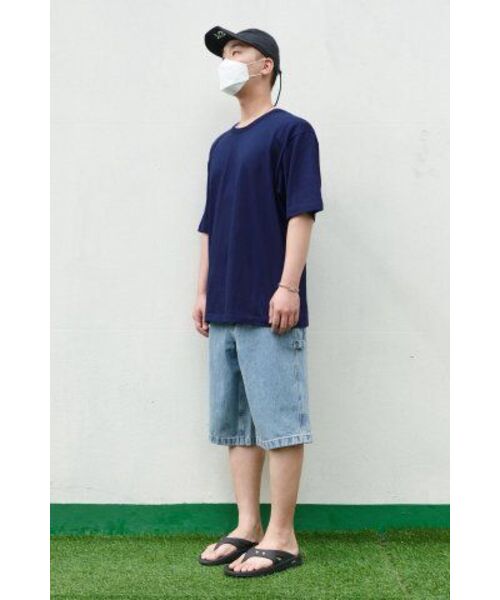 MUSINSA STANDARD（ムシンサスタンダード）の「リラックスフィットクルーネックTシャツ[インクブルー]（Tシャツ/カットソー・メンズ・その他・LARGE/X-LARGE/MEDIUM/XXX-LARGE/XX-LARGE/SMALL）」の6枚目の写真