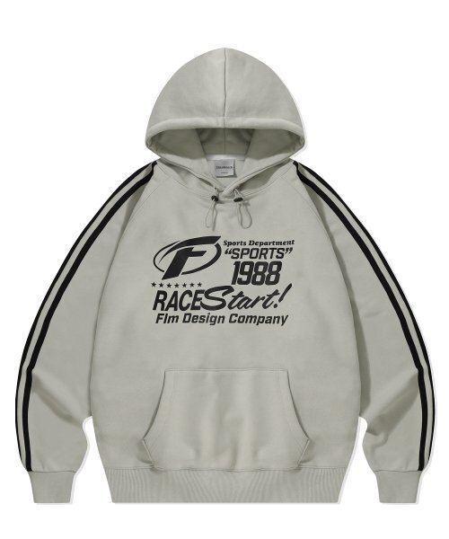 F.ILLUMINATE(フィルミネイト)の「レーシングスピリットラグランフードパーカー-グレー(パーカー・レディース・その他・MEDIUM/LARGE/SMALL)」の1枚目の写真