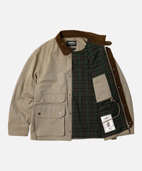FRIZMWORKS(フリズムワークス)の「ROYAL HUNTING JACKET 003 _ BEIGE(ミリタリージャケット・メンズ・その他・X-LARGE/SMALL/MEDIUM/LARGE)」の4枚目の写真