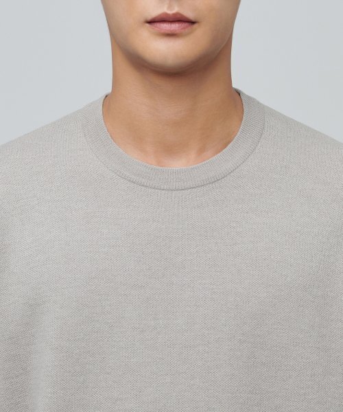 MUSINSA STANDARD（ムシンサスタンダード）の「ミニマルクルーネックニット[きのこ]（ニット/セーター・メンズ・その他・MEDIUM/LARGE/X-LARGE/XX-LARGE/SMALL）」の3枚目の写真