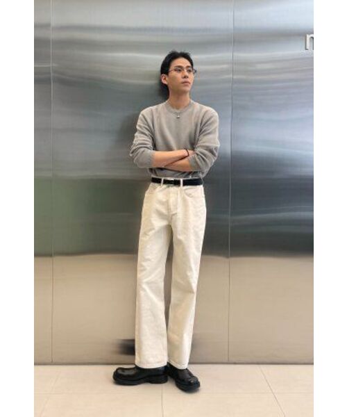 MUSINSA STANDARD（ムシンサスタンダード）の「ミニマルクルーネックニット[きのこ]（ニット/セーター・メンズ・その他・MEDIUM/LARGE/X-LARGE/XX-LARGE/SMALL）」の8枚目の写真