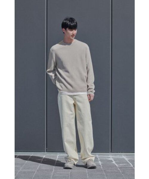 MUSINSA STANDARD（ムシンサスタンダード）の「ミニマルクルーネックニット[きのこ]（ニット/セーター・メンズ・その他・MEDIUM/LARGE/X-LARGE/XX-LARGE/SMALL）」の10枚目の写真