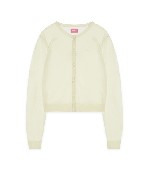 SINOON（シヌーン）の「Double Button Cardigan (Cream)（カーディガン/ボレロ・レディース・アイボリー・FREE）」の5枚目の写真