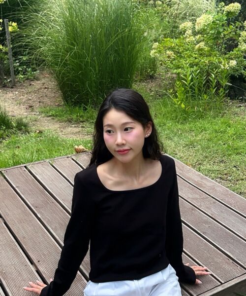 TTUDEMENT(トュードメント)の「SQUARE LONG SLEEVE TOP BLACK(Tシャツ/カットソー・レディース・その他・FREE)」の8枚目の写真