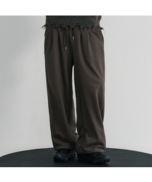 WOOALONG | Soft Touch Washed Balloon Wide Sweatpants - CHARCOAL(スウェットパンツ)