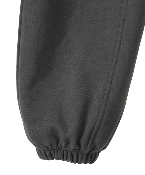 WOOALONG(ウアロン)の「Soft Touch Washed Balloon Wide Sweatpants - CHARCOAL(スウェットパンツ・レディース・チャコール・MEDIUM/LARGE/SMALL)」の7枚目の写真