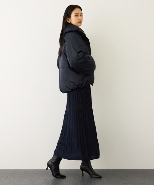 ROPE'（ロペ）の「パールボタンポロニットワンピース/イージーケア（ドレス・レディース・ブラウン系その他/ネイビー・FREE）」の6枚目の写真